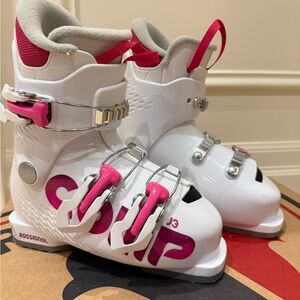 Rossignol Kids Ski Boots - White and Pink